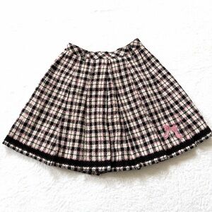 Mezzo Piano Skirt plaid bow pink  lace kawaii gal Jfashion jirai kei Liz Lisa